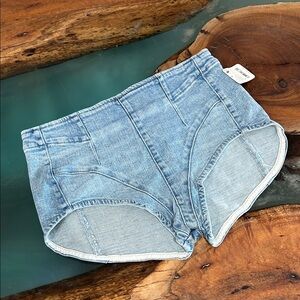 We The Free High Waist Denim Shorts
